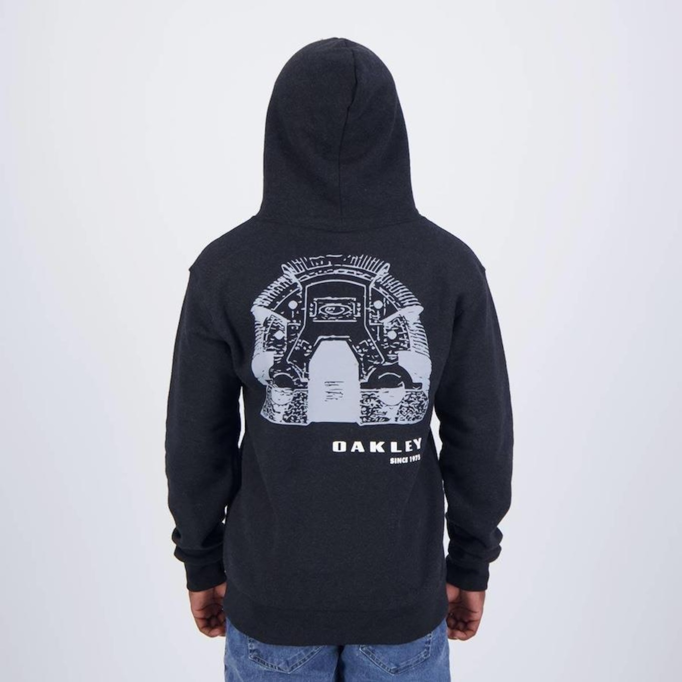 Moletom Oakley Bunker Hoodie Preto - Foto 4