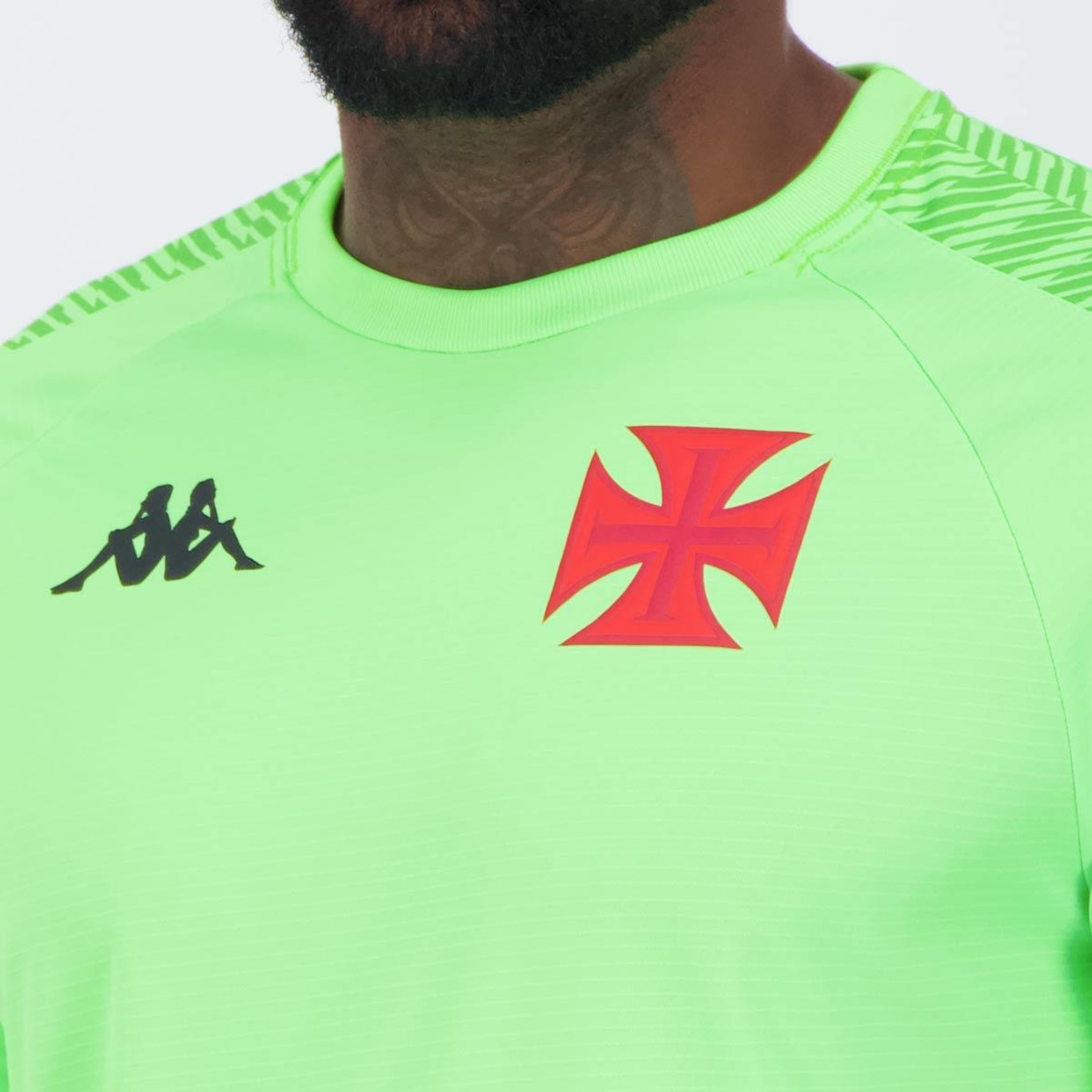 Camisa do Vasco Kappa Details Supporter 2024 - Masculina - Foto 5