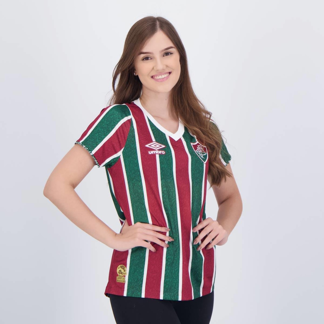 Camisa do Fluminense I 2024 Umbro - Feminina - Foto 2