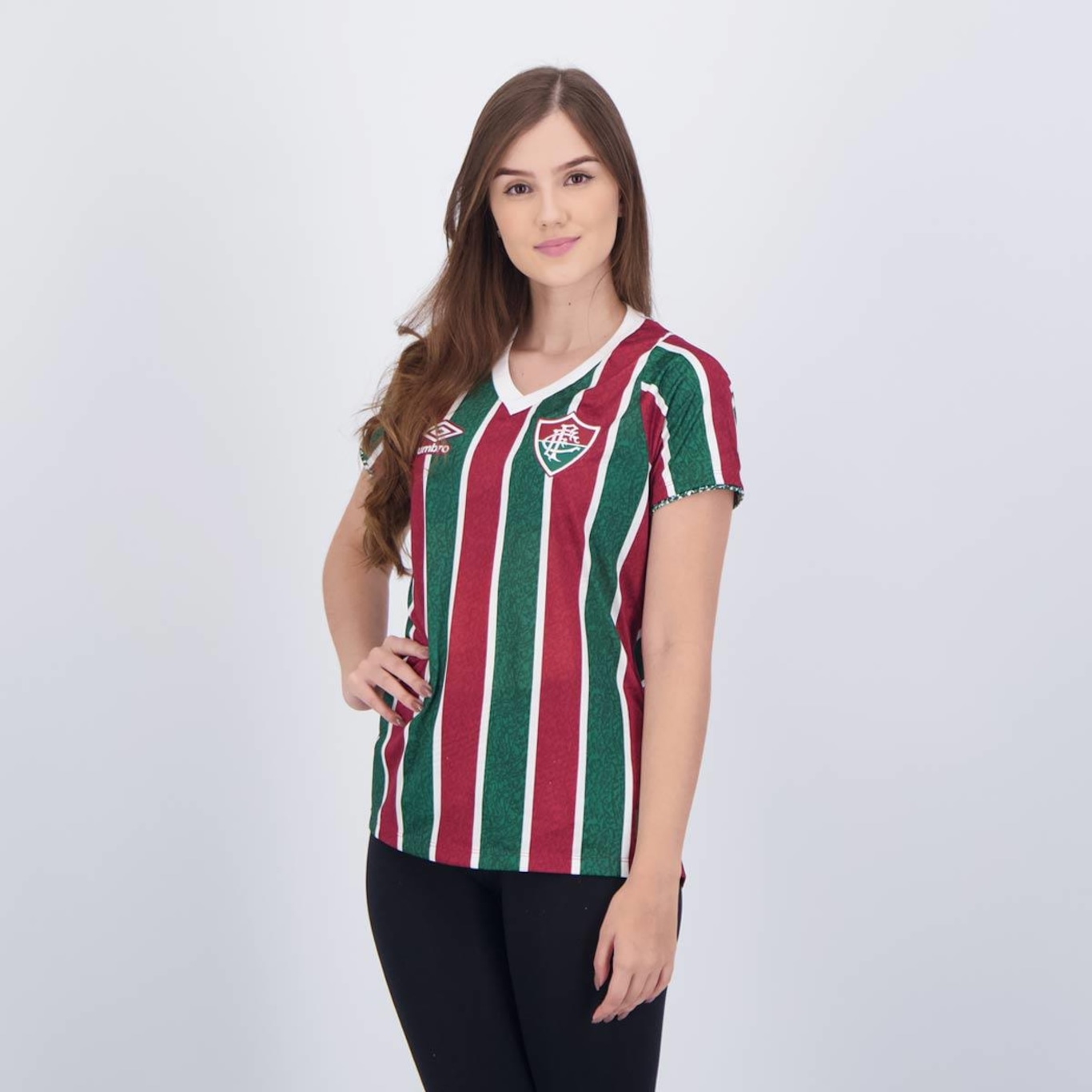 Camisa do Fluminense I 2024 Umbro - Feminina - Foto 3