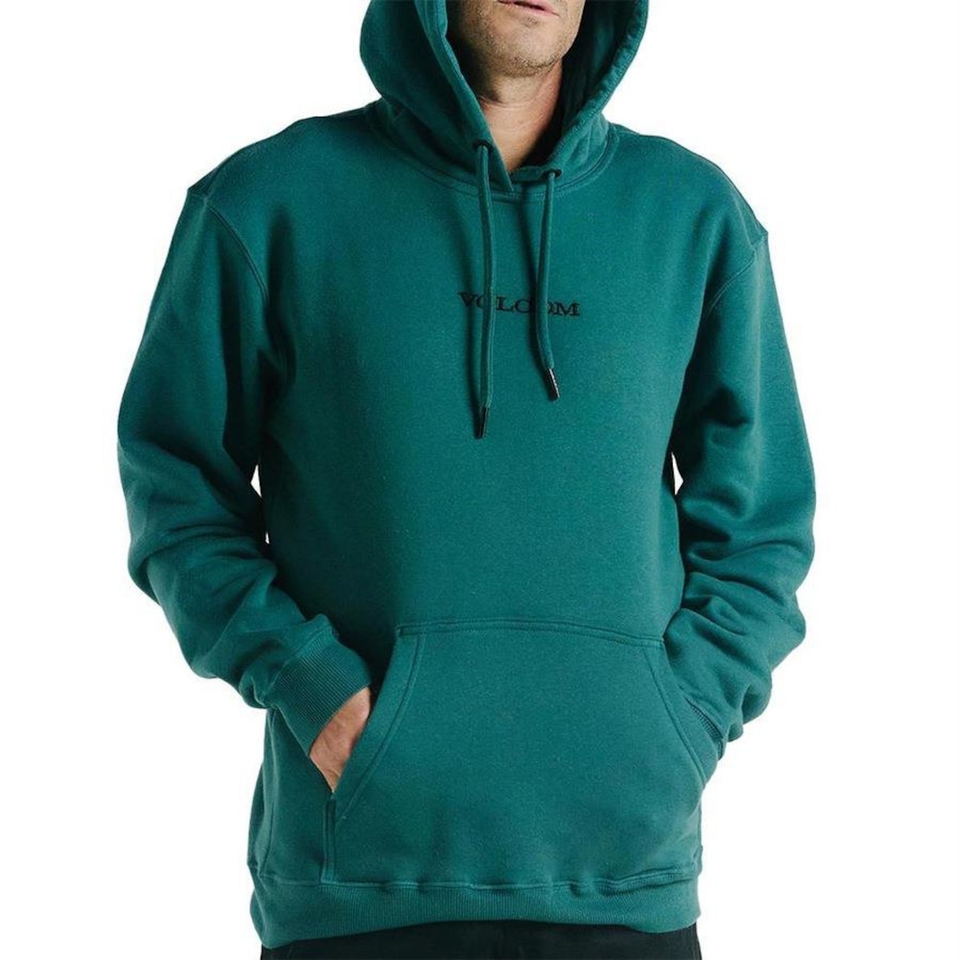 Blusão de Moletom com Capuz Volcom Signature Wt24 - Masculino - Foto 1