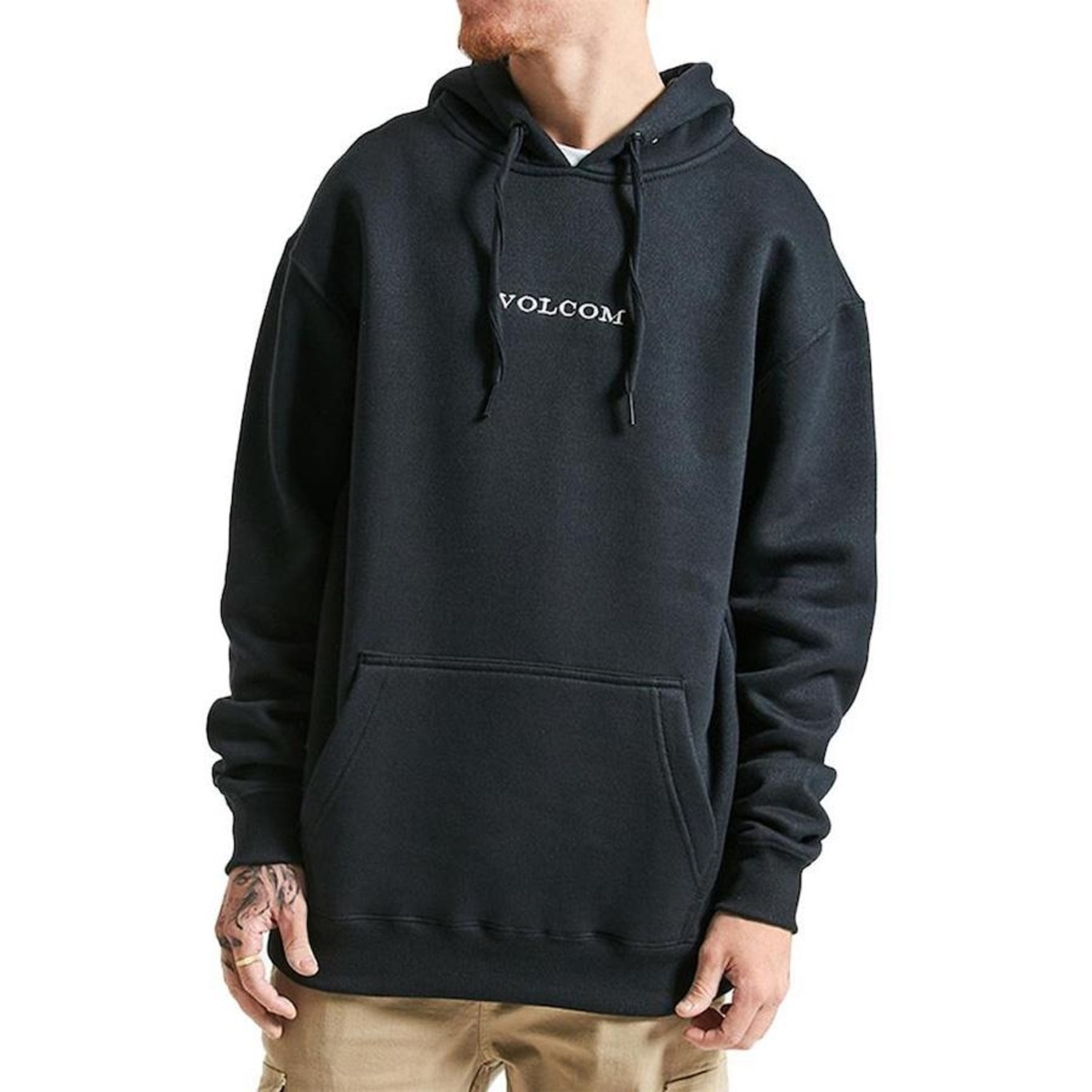 Blusão de Moletom com Capuz Volcom Signature Wt24 - Masculino - Foto 1