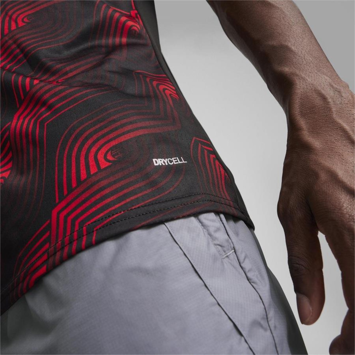 Camisa Pré-Jogo Ac Milan Puma - Masculina - Foto 4