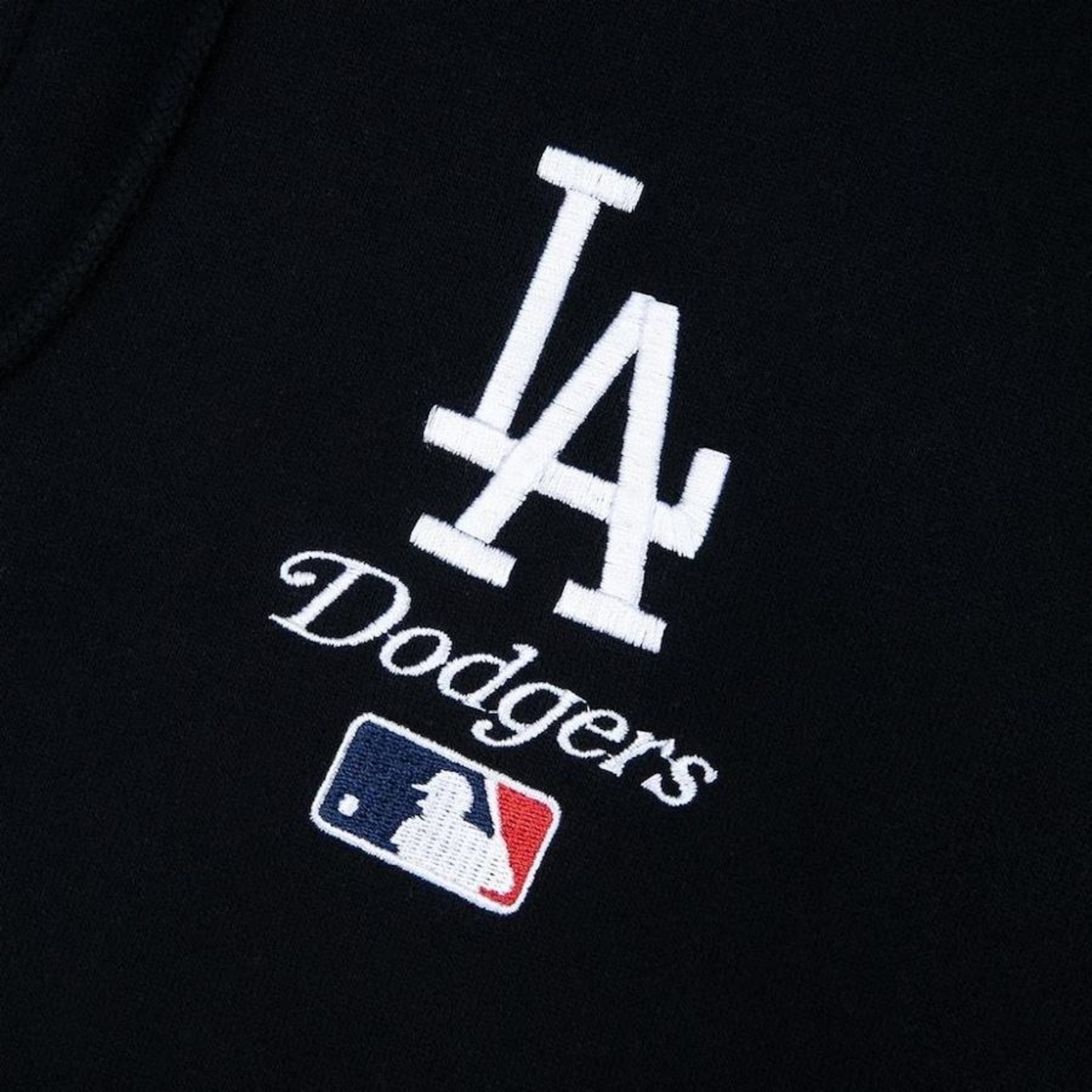 Jaqueta de Moletom com Capuz New Era Los Angeles Dodgers Genuine - Masculina - Foto 3