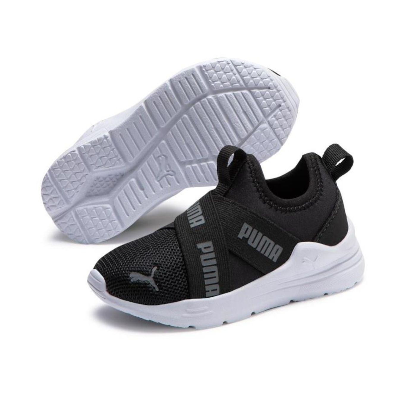 Tênis Puma Wired Run Slip-On - Infantil - Foto 2