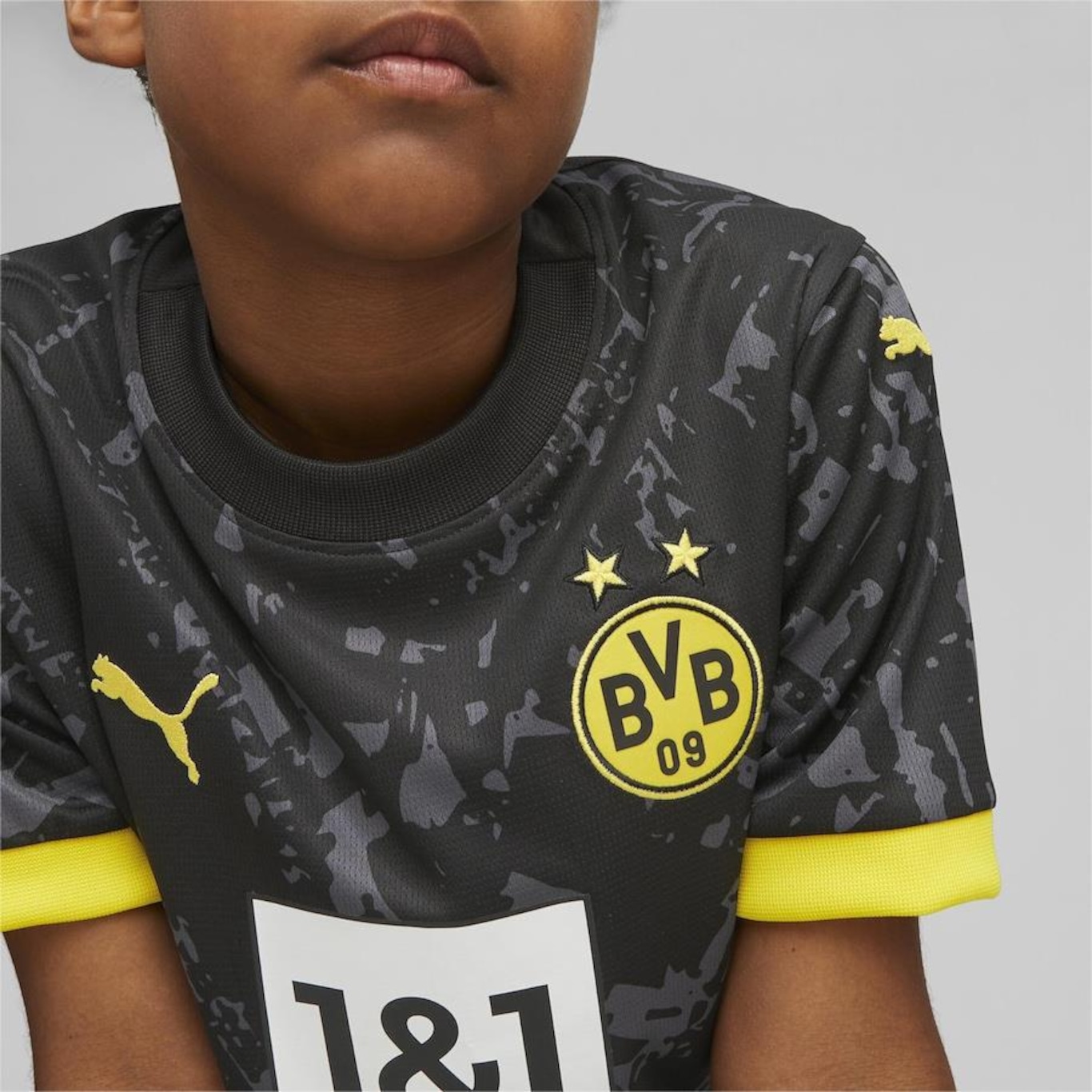 Camisa Borussia Dortmund 23/24 Away Puma - Infantil - Foto 3