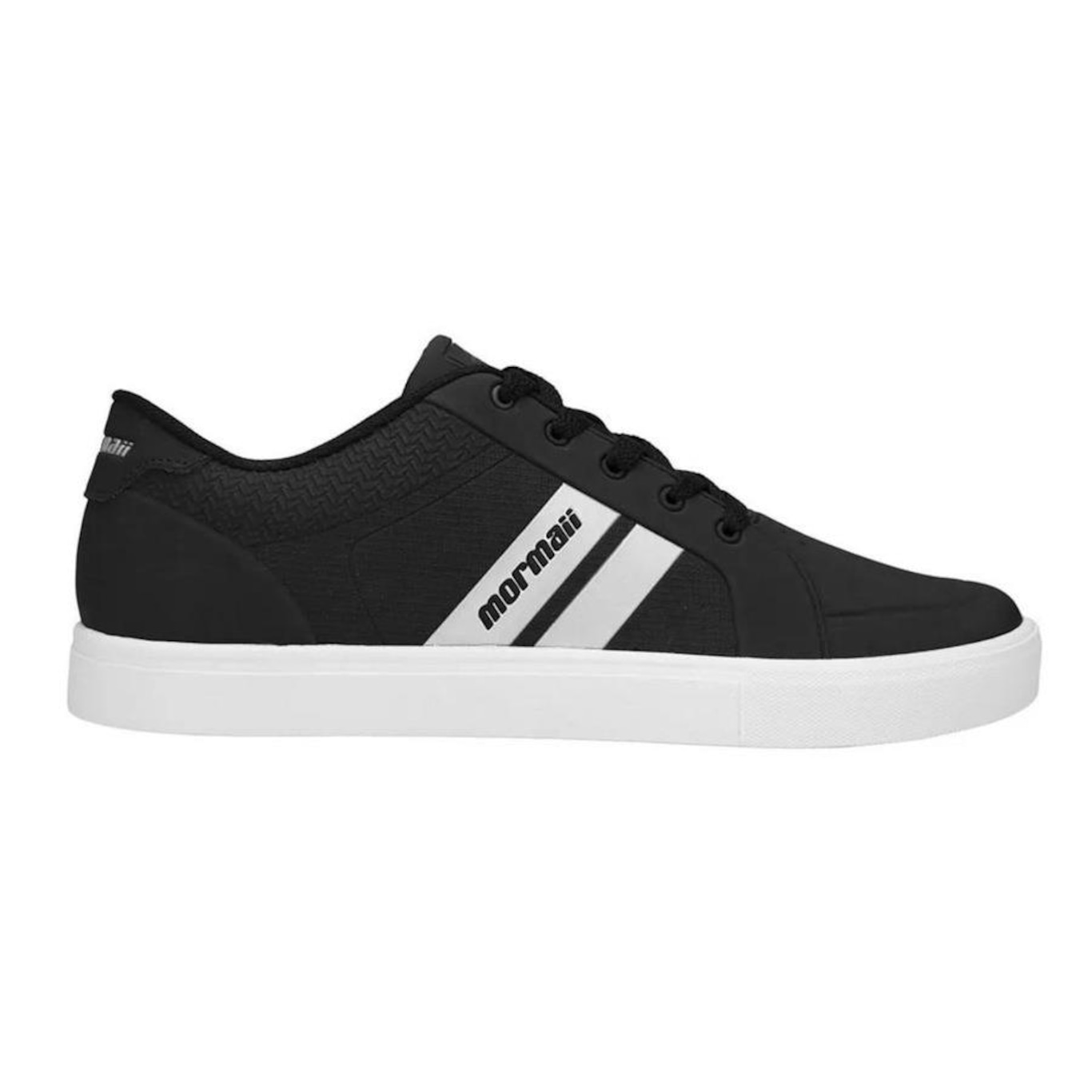 Tênis Mormaii Urban Stripe 3 Preto e Branco - Foto 1