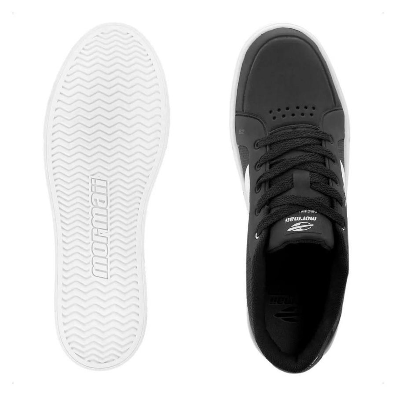 Tênis Mormaii Urban Stripe 3 Preto e Branco - Foto 4