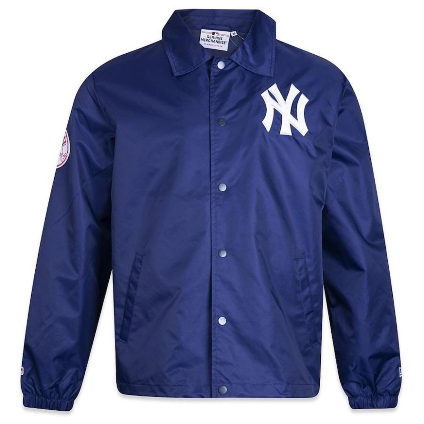 Jaqueta sem Capuz New Era Coach New York Yankees Hiphop - Masculina - Foto 1