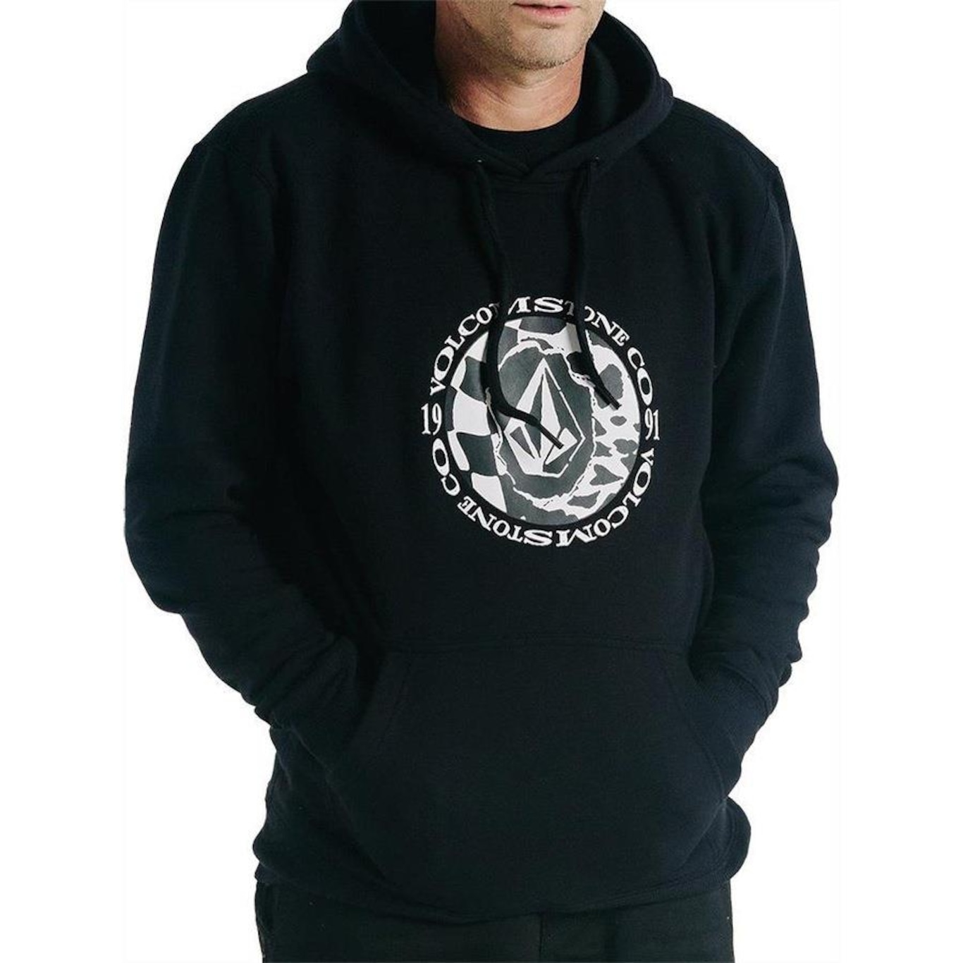 Blusão de Moletom com Capuz Volcom Black Friday Wt24 - Masculino - Foto 1