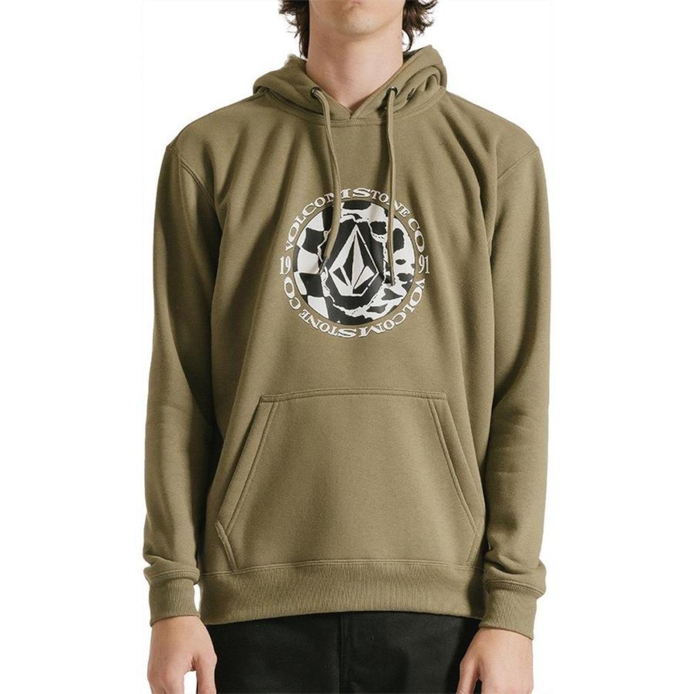 Blusão de Moletom com Capuz Volcom Black Friday Wt24 - Masculino - Foto 1