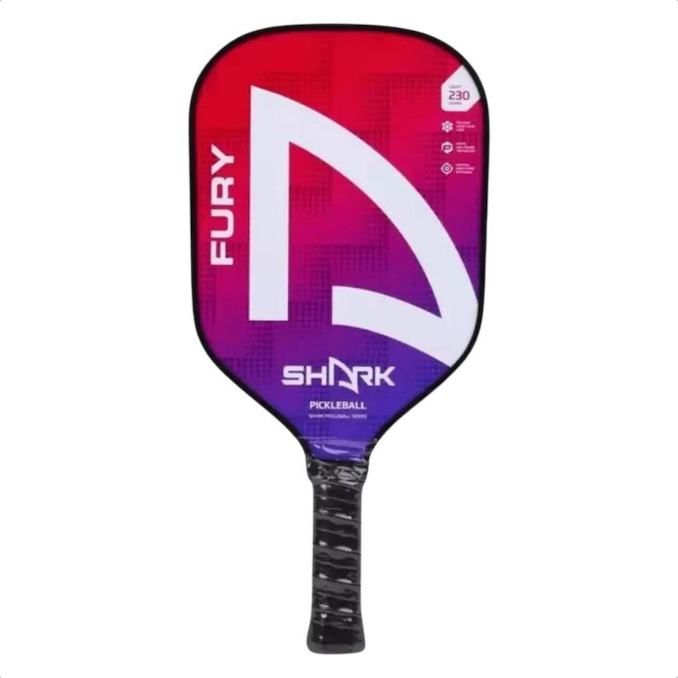 Kit com 2 Raquetes de Pickleball Shark Fury + 4 Bolas + Capa - Foto 3