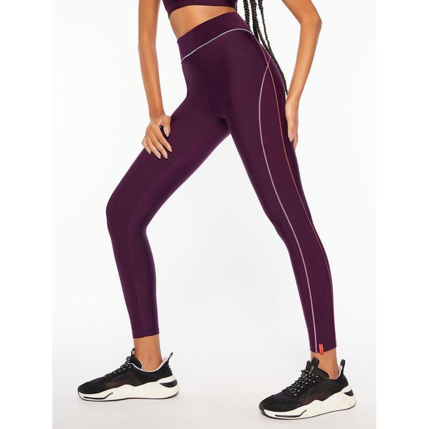 Calça Legging Bodyforsure Lisa 360 Lightspeed - Feminina - Foto 4