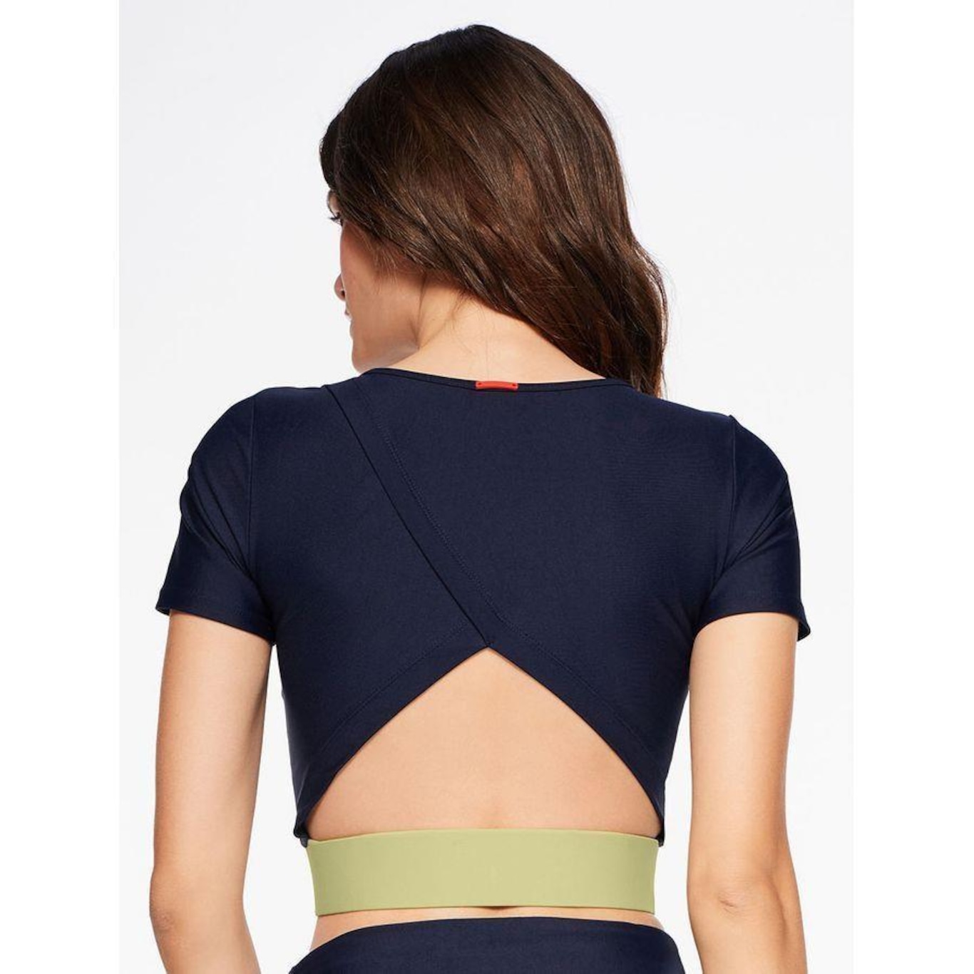 Blusa Cropped Bodyforsure Liso Dream - Feminina - Foto 3