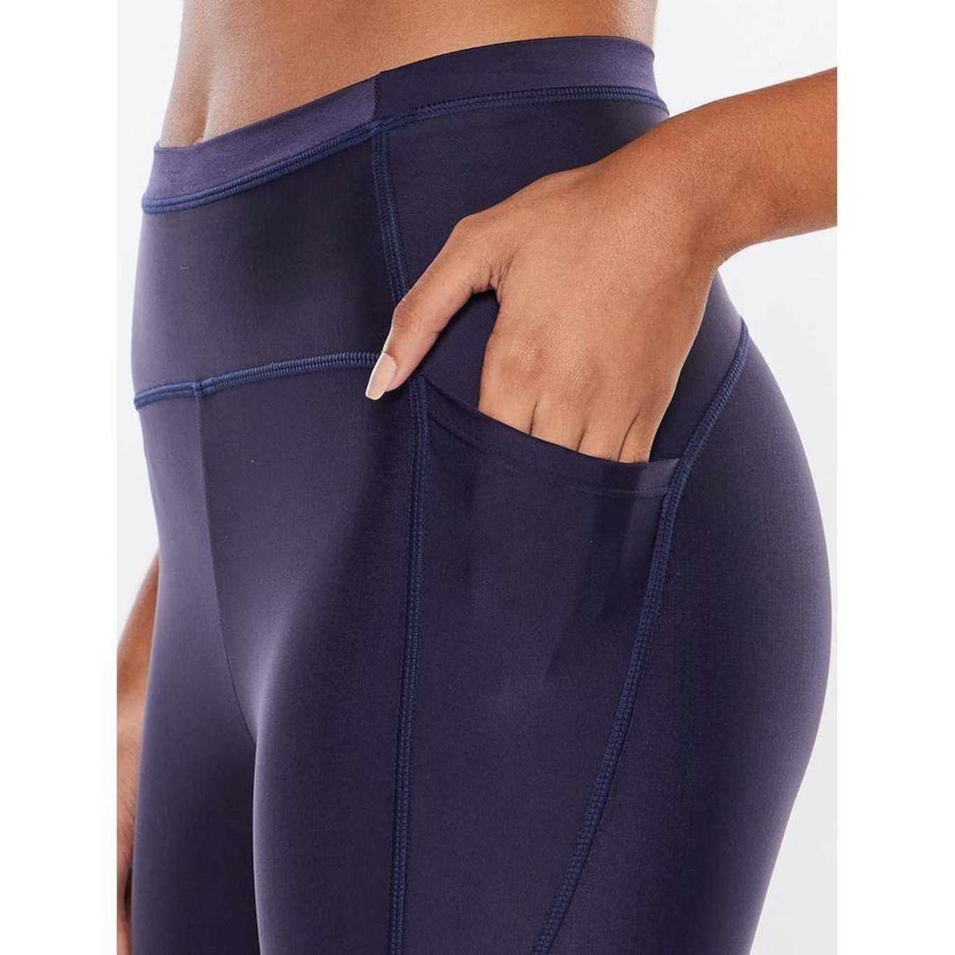 Calça Legging com Recortes Lisa 360 Bodyforsure - Feminina - Foto 5