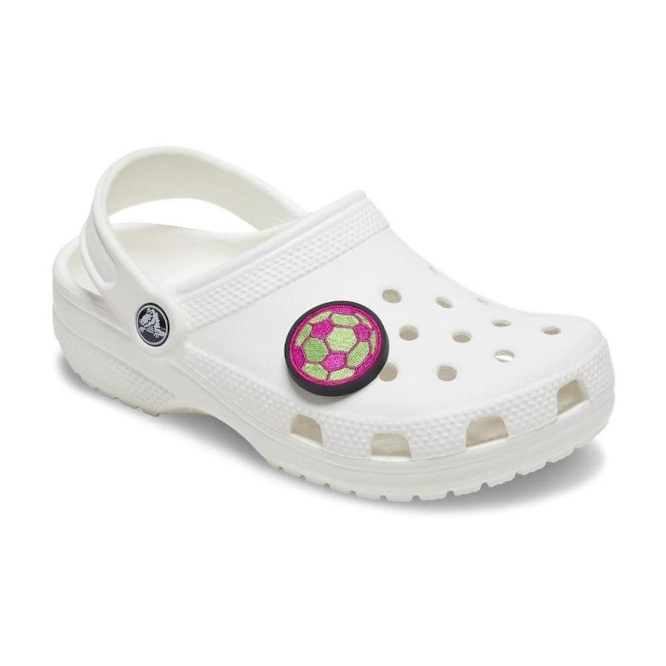 Jibbitz? Crocs Patch Bola de Futebol Neon - Foto 3