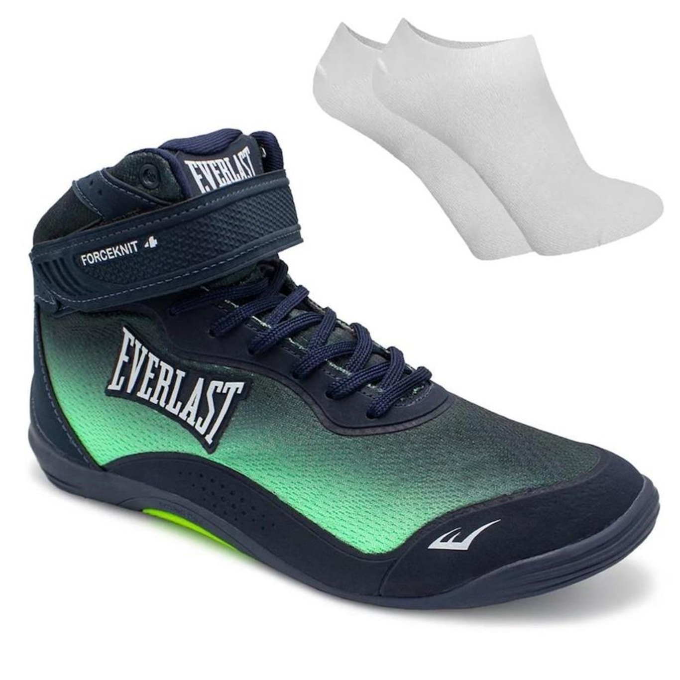 Kit Tênis Everlast Forceknit 4 - Adulto + Par de Meia - Foto 1