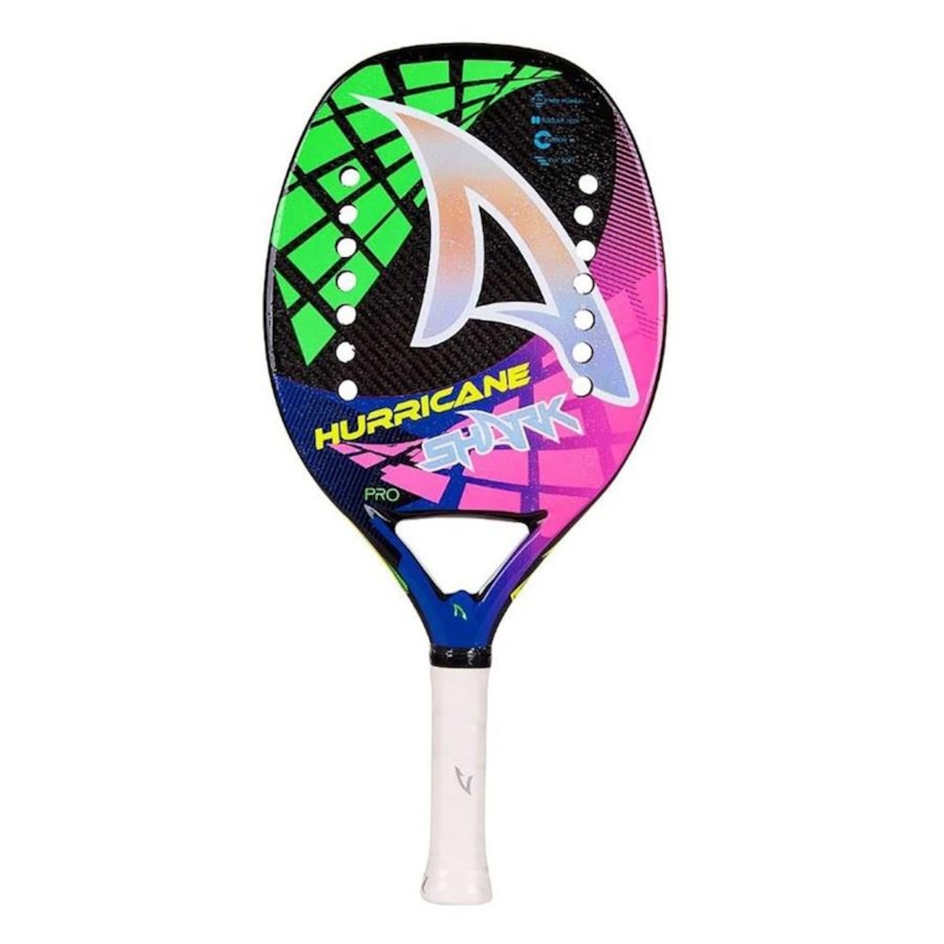 Raquete Beach Tennis Shark Hurricane com Capa - Foto 1