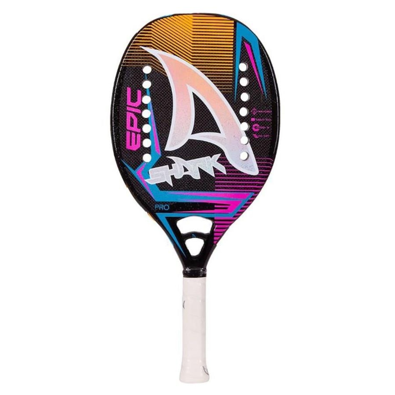 Raquete Beach Tennis Shark Epic com Capa - Foto 1