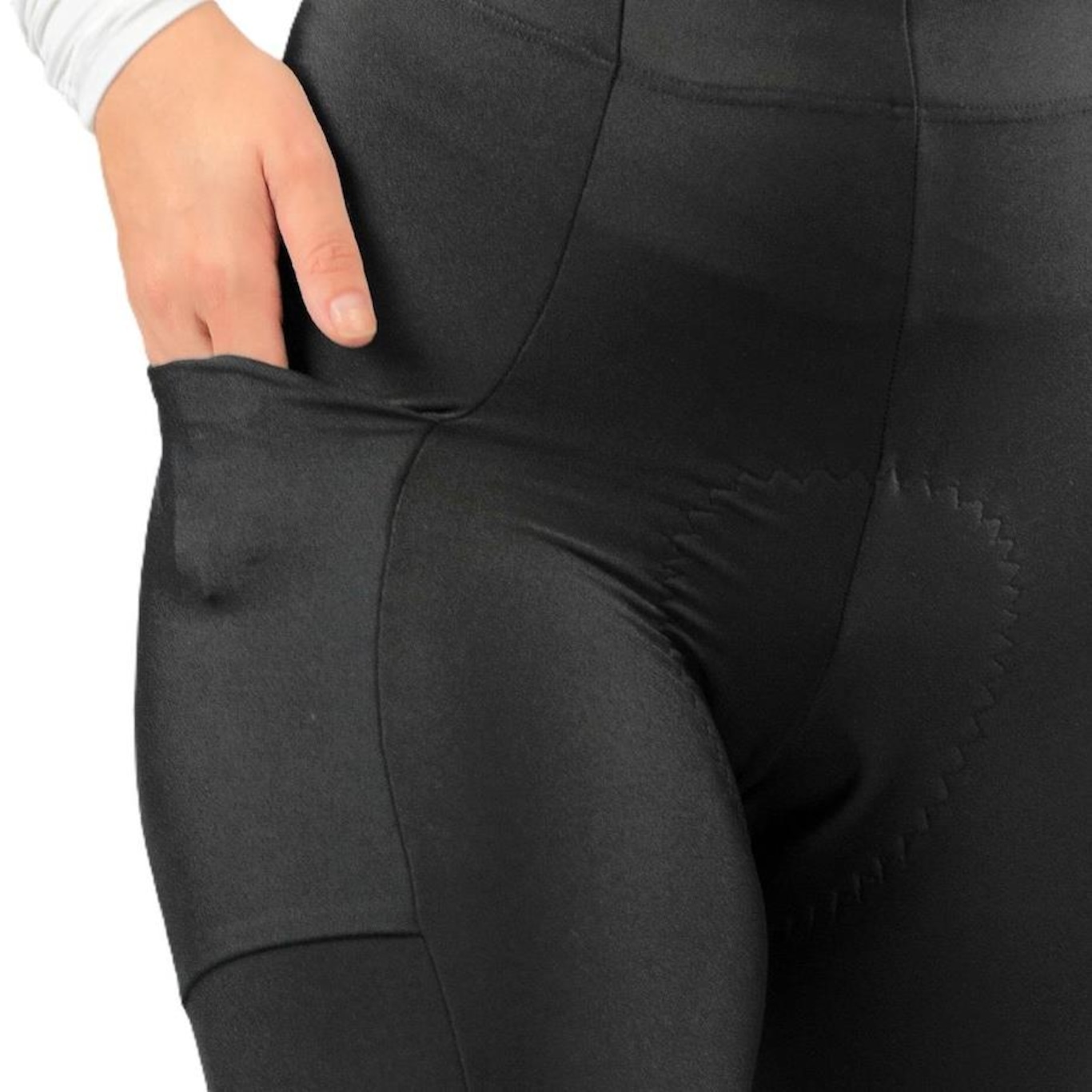 Calça de Ciclismo Feminina Free Force Basic com 3 Bolsos - Foto 3