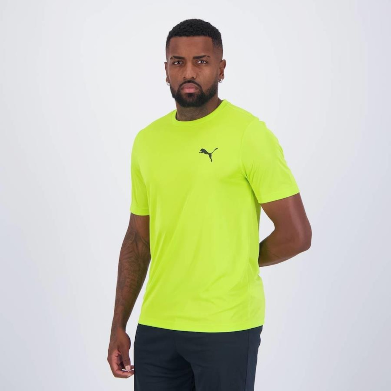 Camiseta Puma Active Logo 22 - Masculina - Foto 3