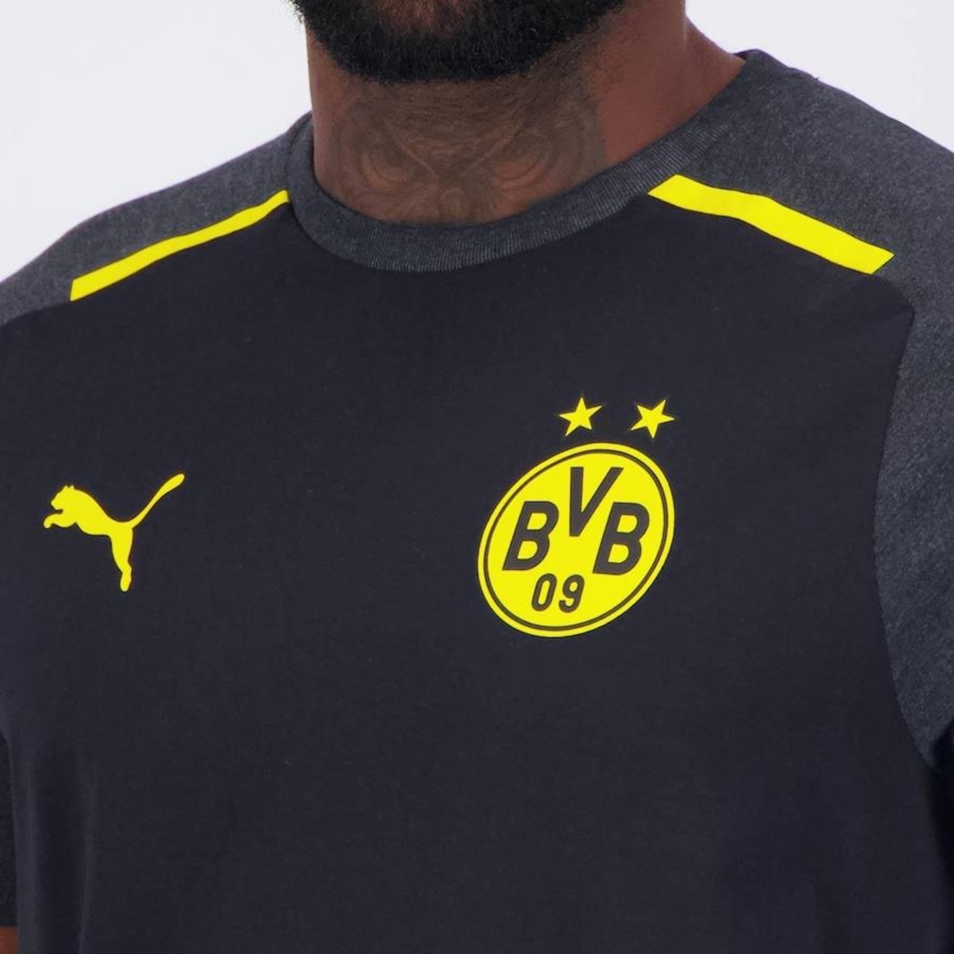 Camisa do Borussia Dortmund Puma Casual - Masculina - Foto 5