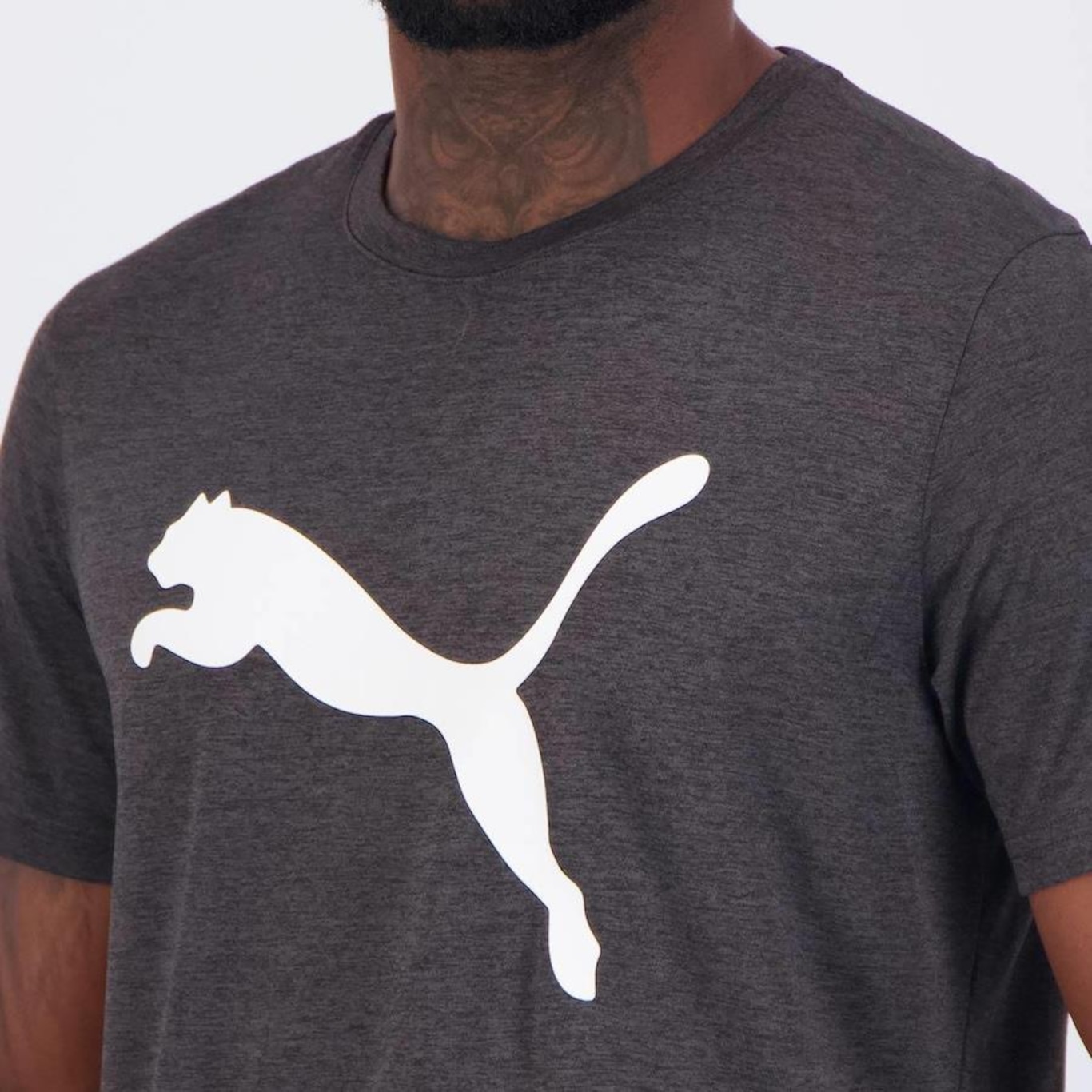 Camiseta Puma Favorite Heather Cat - Masculina - Foto 5