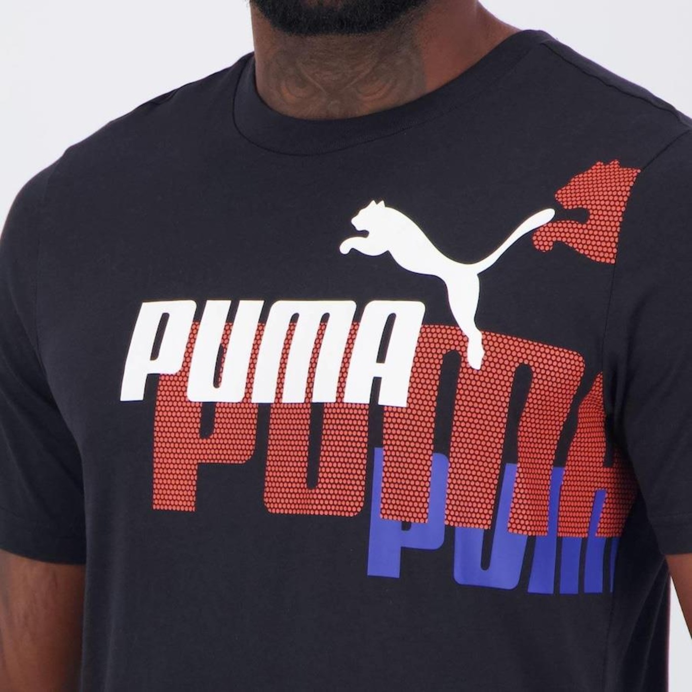 Camiseta Puma Ess+ Logo Power - Masculina - Foto 5