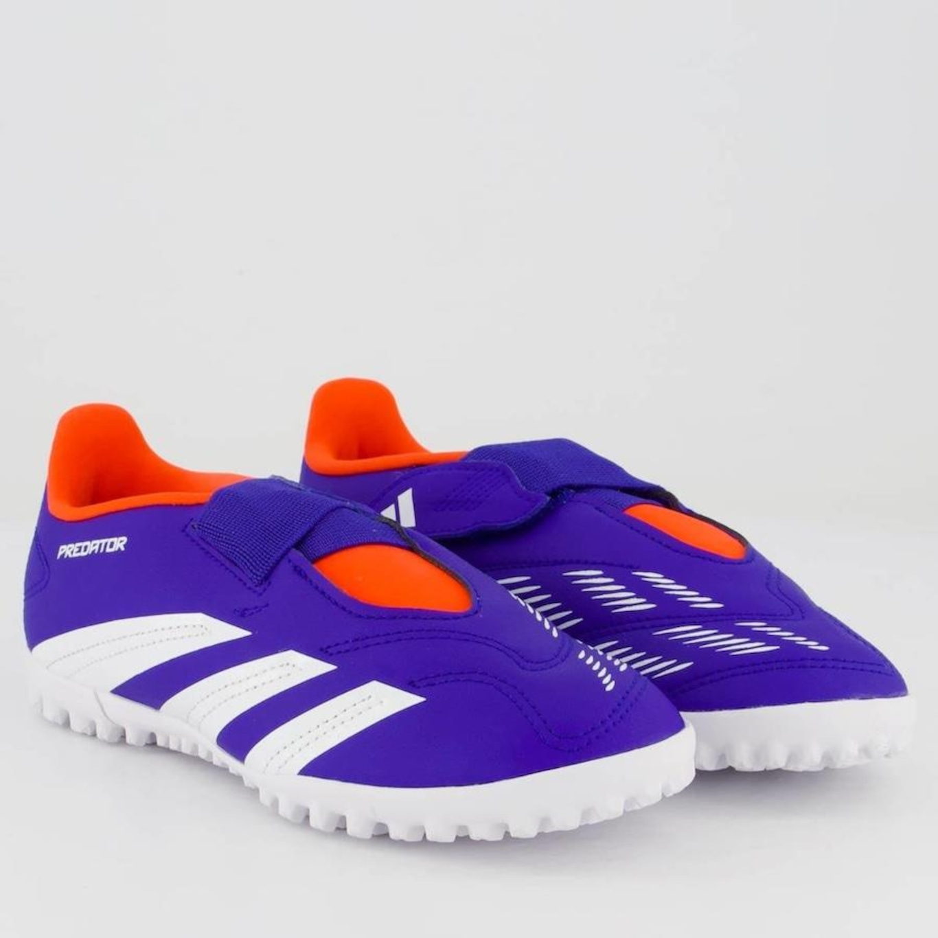 Chuteira Society adidas Predator Club Vel Tf - Infantil - Foto 2