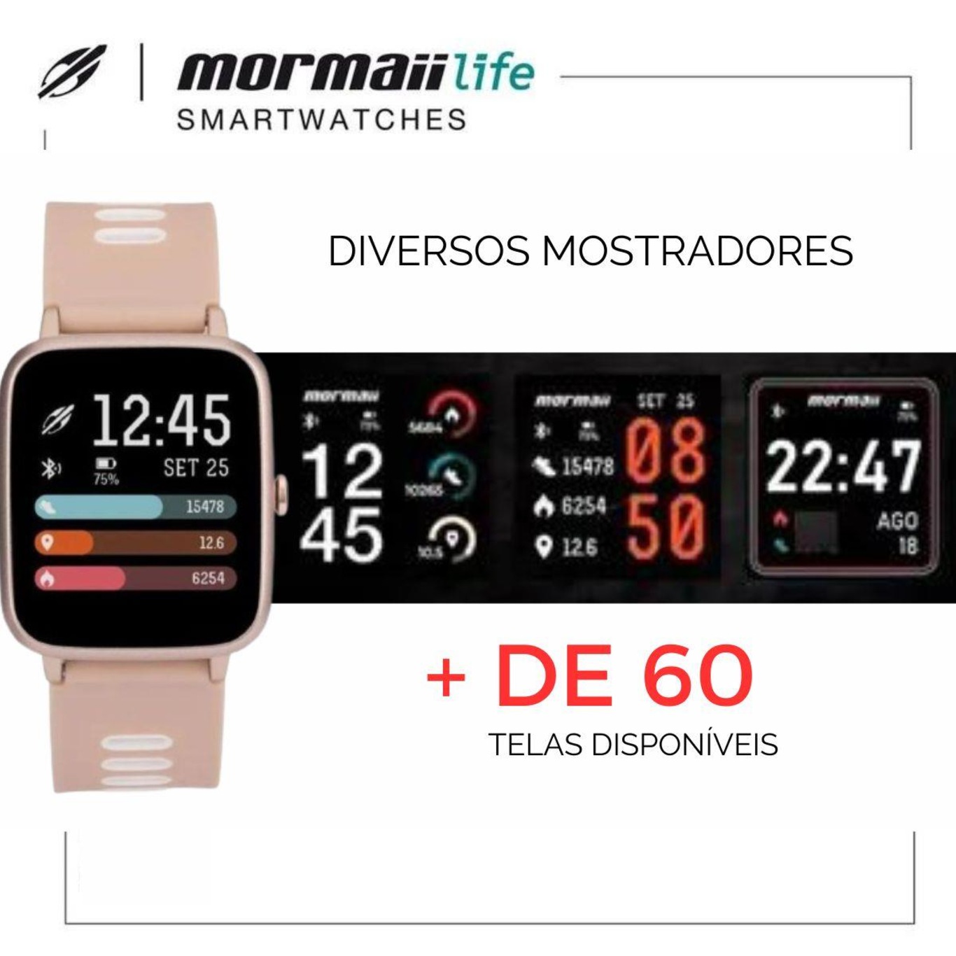 Relógio Smartchwatch Mormaii Life GPS Touchscreen - Unissex - Foto 6