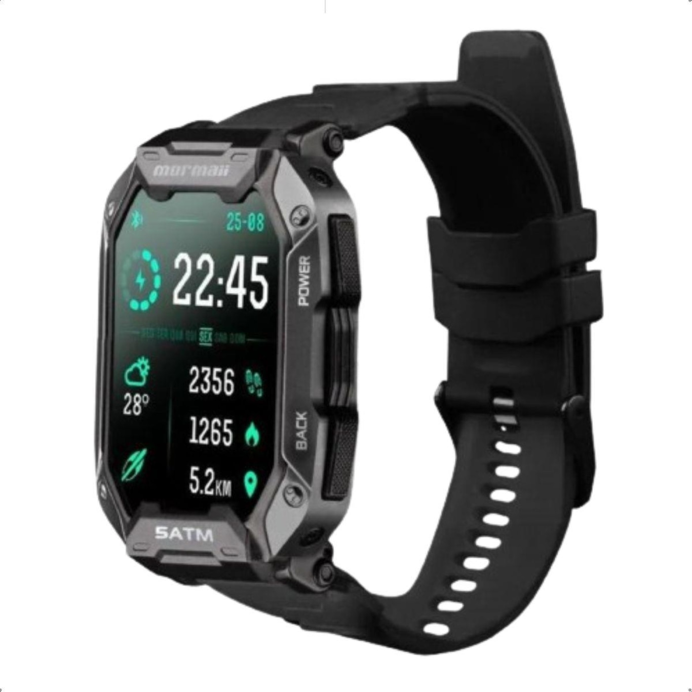 Relógio Smartwatch Mormaii Resistente 5ATm - Unissex - Foto 3