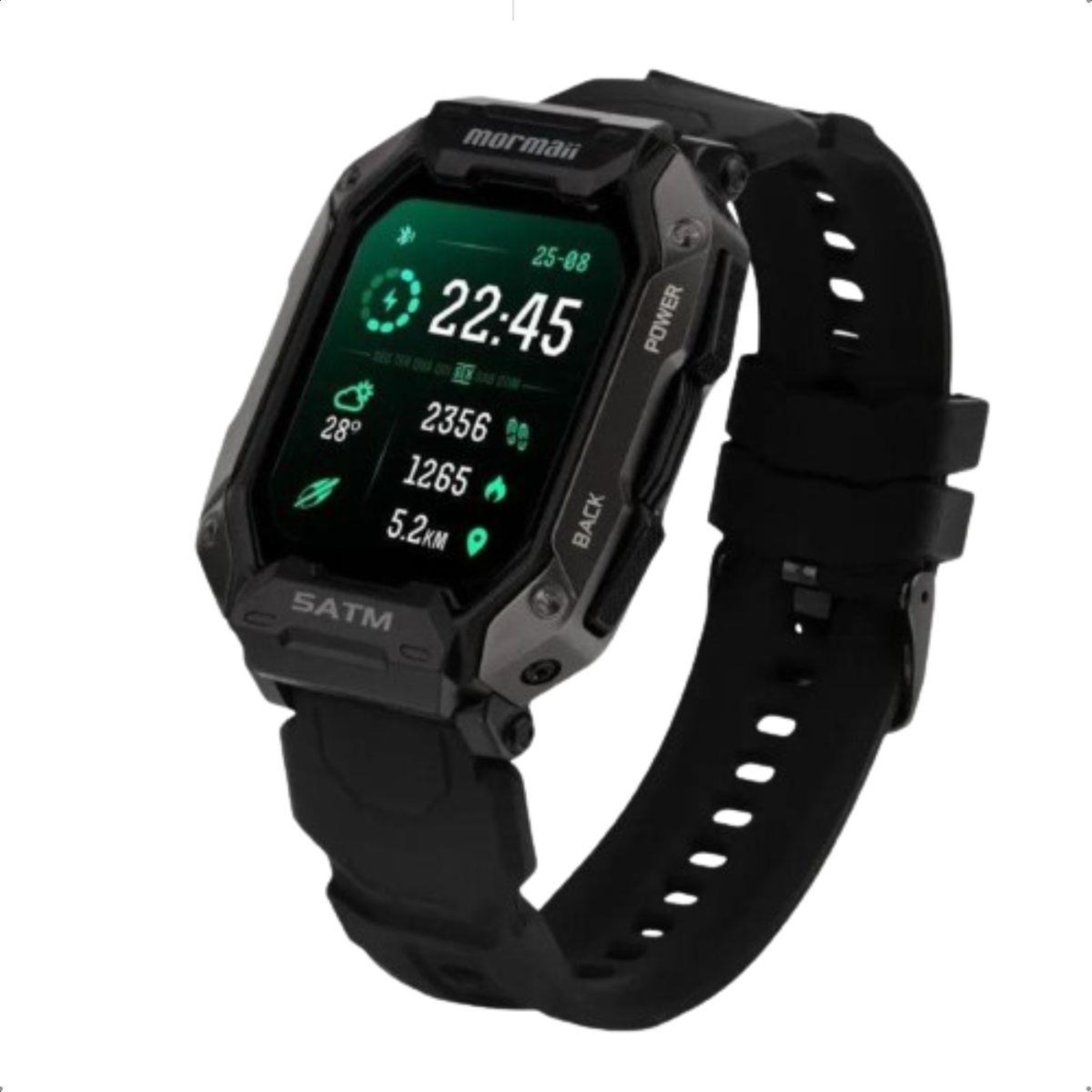 Relógio Smartwatch Mormaii Resistente 5ATm - Unissex - Foto 4