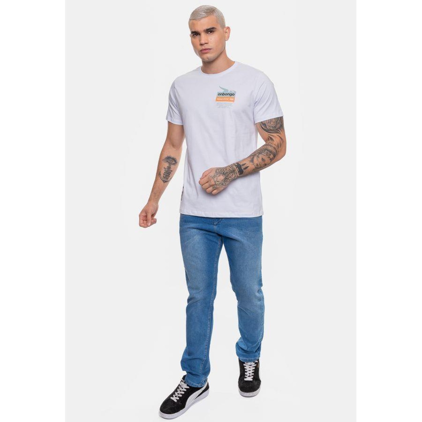 Camiseta Onbongo Estampada - Masculina - Foto 1