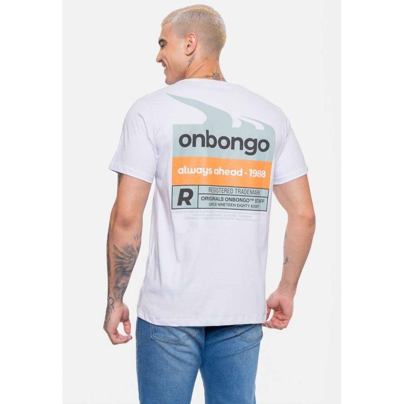 Camiseta Onbongo Estampada - Masculina - Foto 3