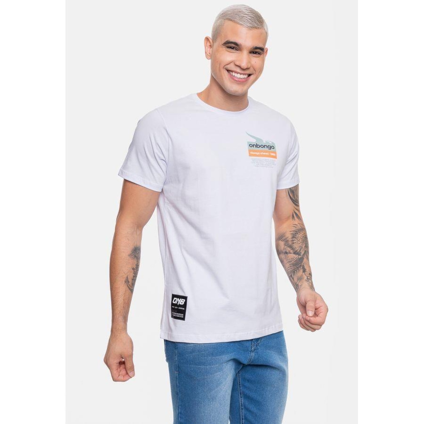 Camiseta Onbongo Estampada - Masculina - Foto 4