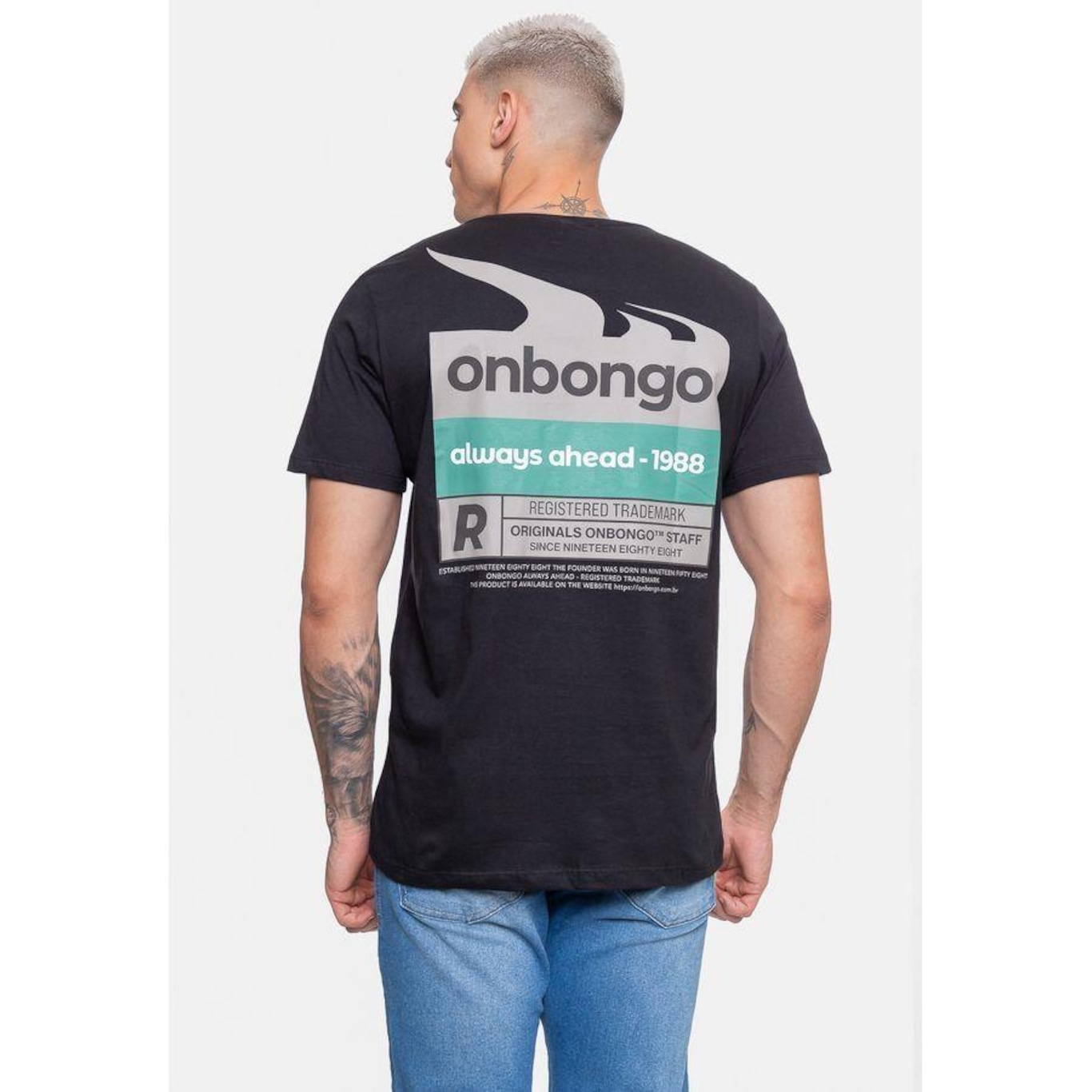 Camiseta Onbongo Estampada - Masculina - Foto 1