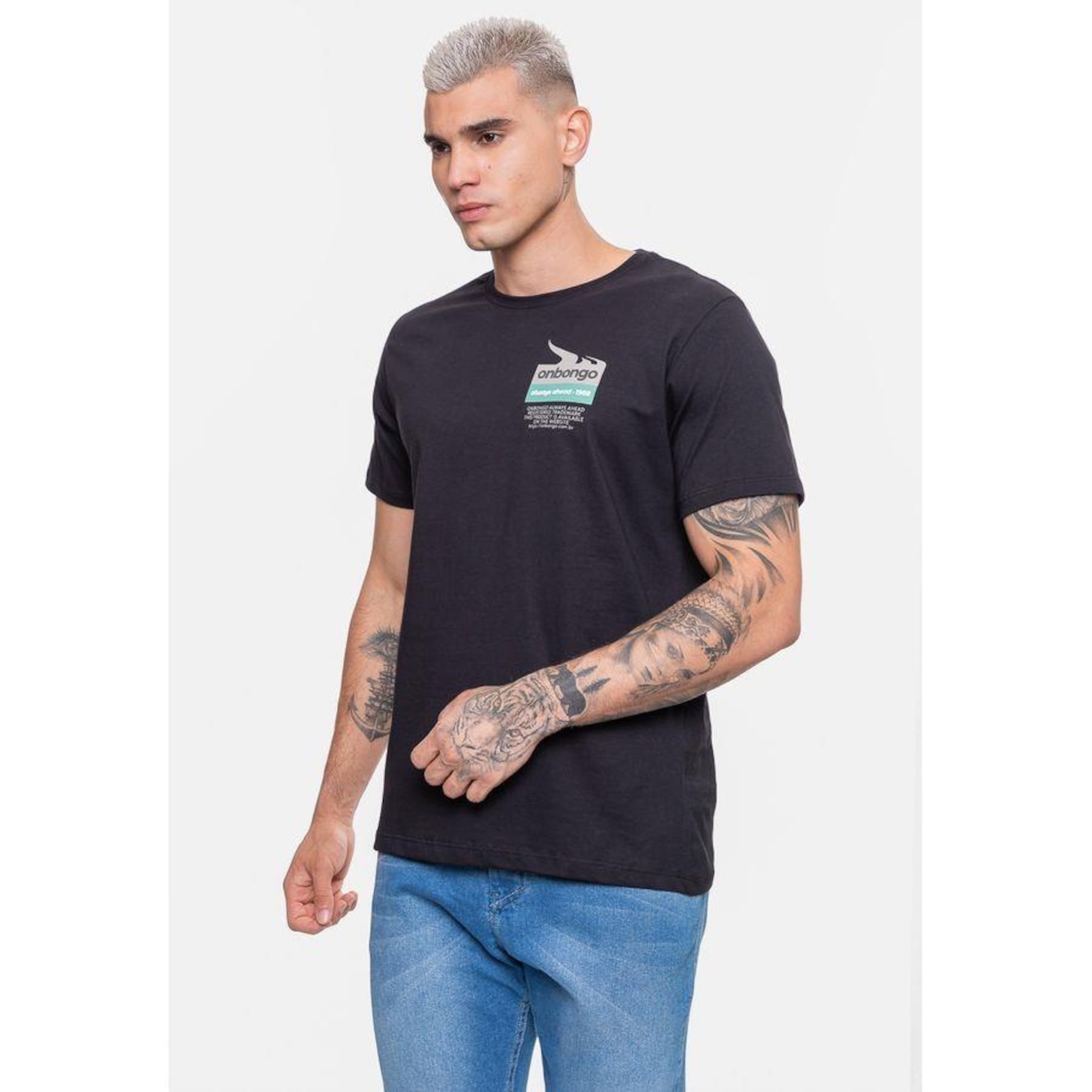 Camiseta Onbongo Estampada - Masculina - Foto 2