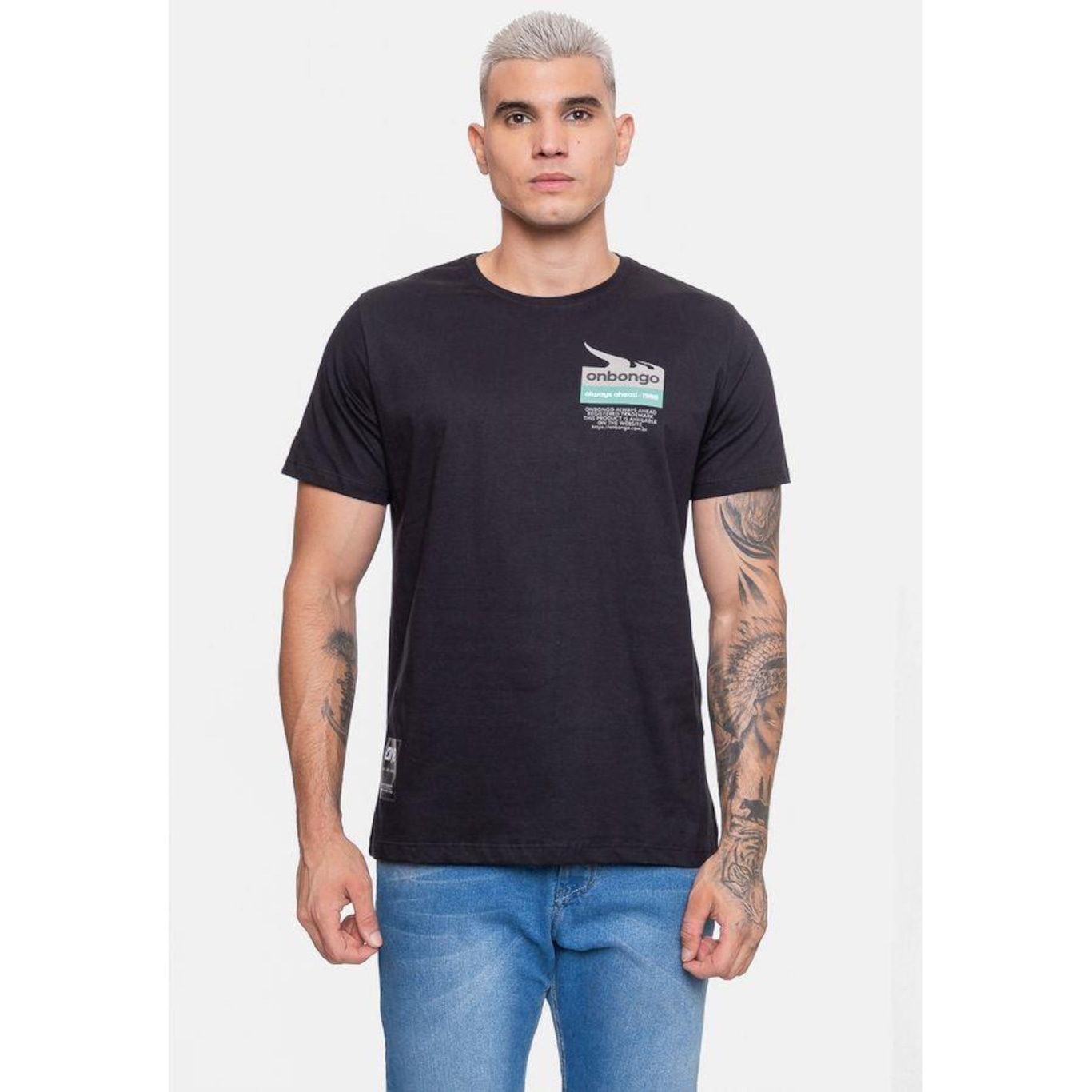 Camiseta Onbongo Estampada - Masculina - Foto 3