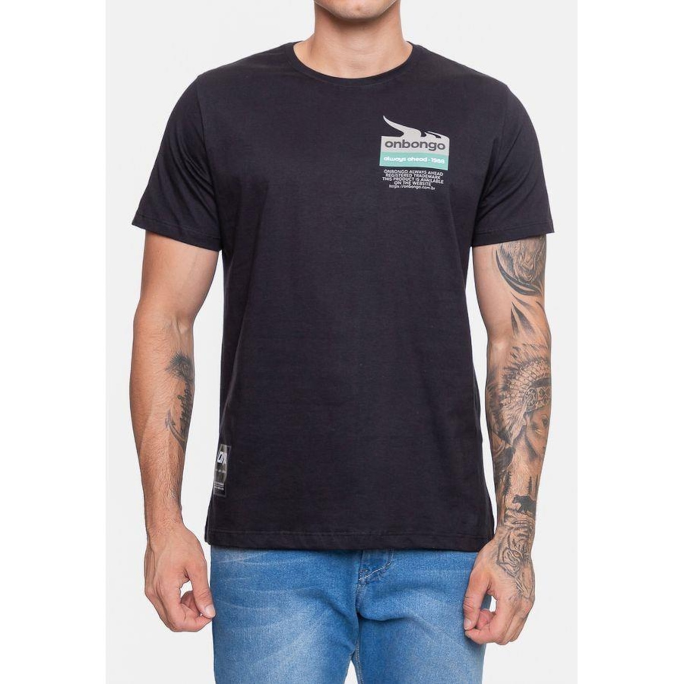 Camiseta Onbongo Estampada - Masculina - Foto 4