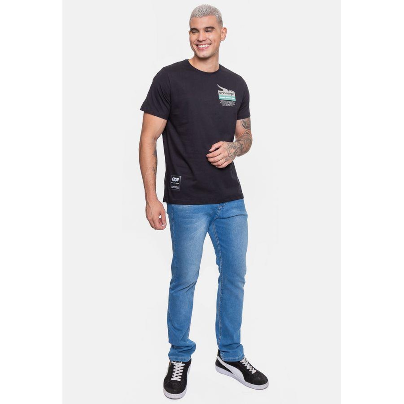 Camiseta Onbongo Estampada - Masculina - Foto 5