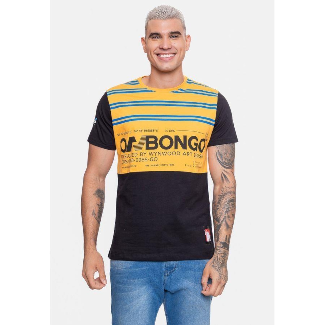 Camiseta Onbongo Here - Masculina - Foto 1