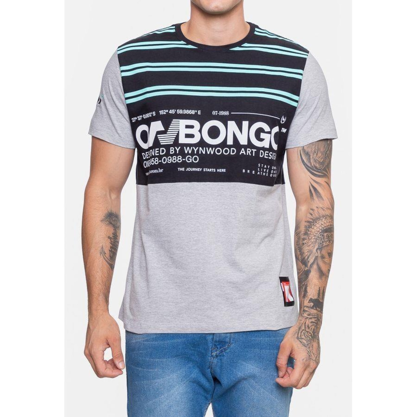 Camiseta Onbongo Here - Masculina - Foto 1