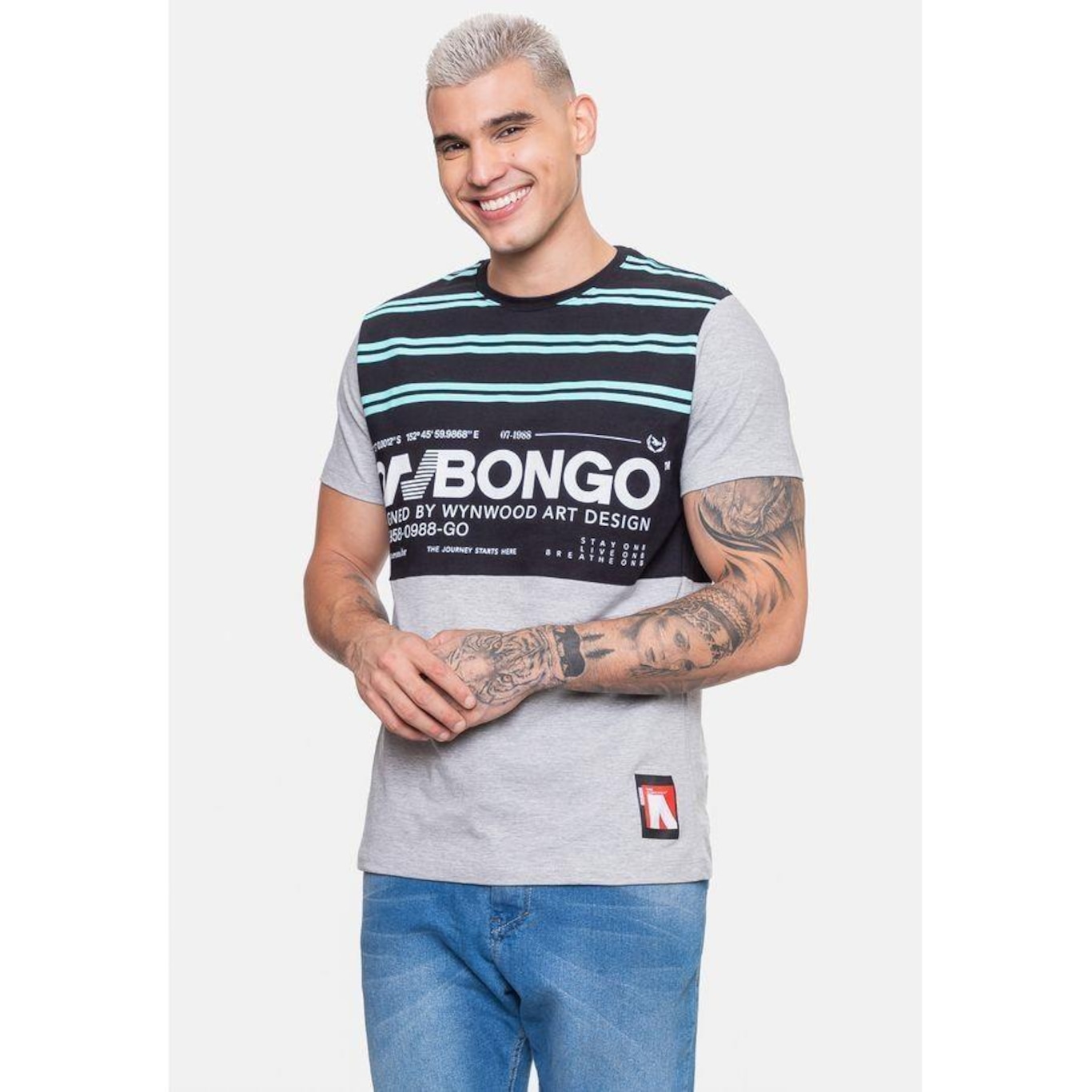 Camiseta Onbongo Here - Masculina - Foto 2