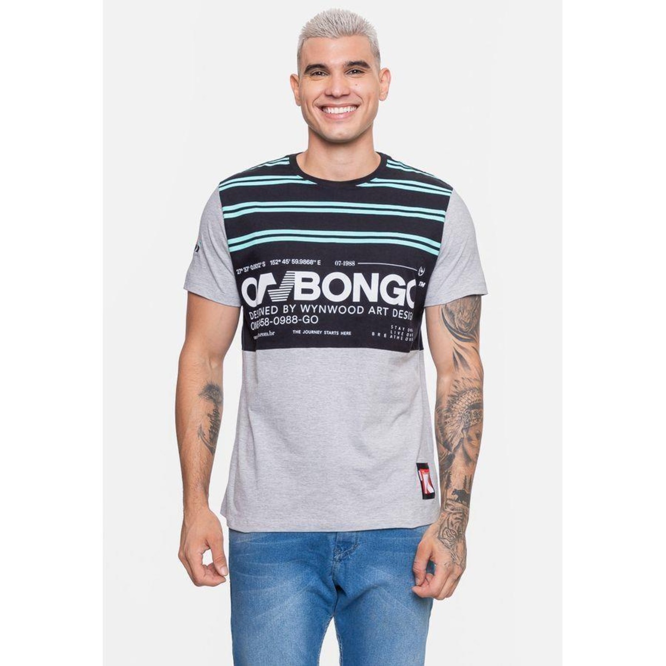 Camiseta Onbongo Here - Masculina - Foto 3