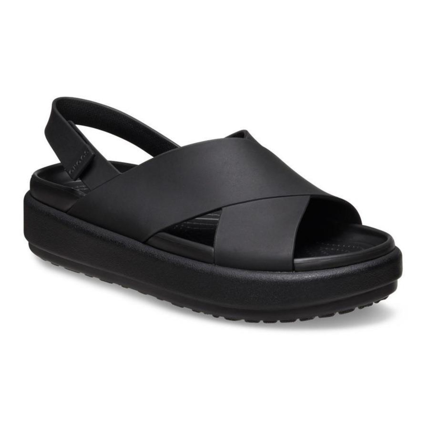 Sandália Crocs Brooklyn Luxe Cross Strap - Feminina - Foto 2