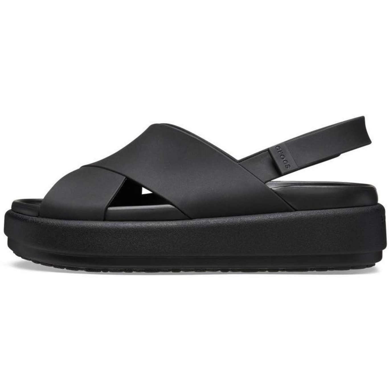 Sandália Crocs Brooklyn Luxe Cross Strap - Feminina - Foto 3