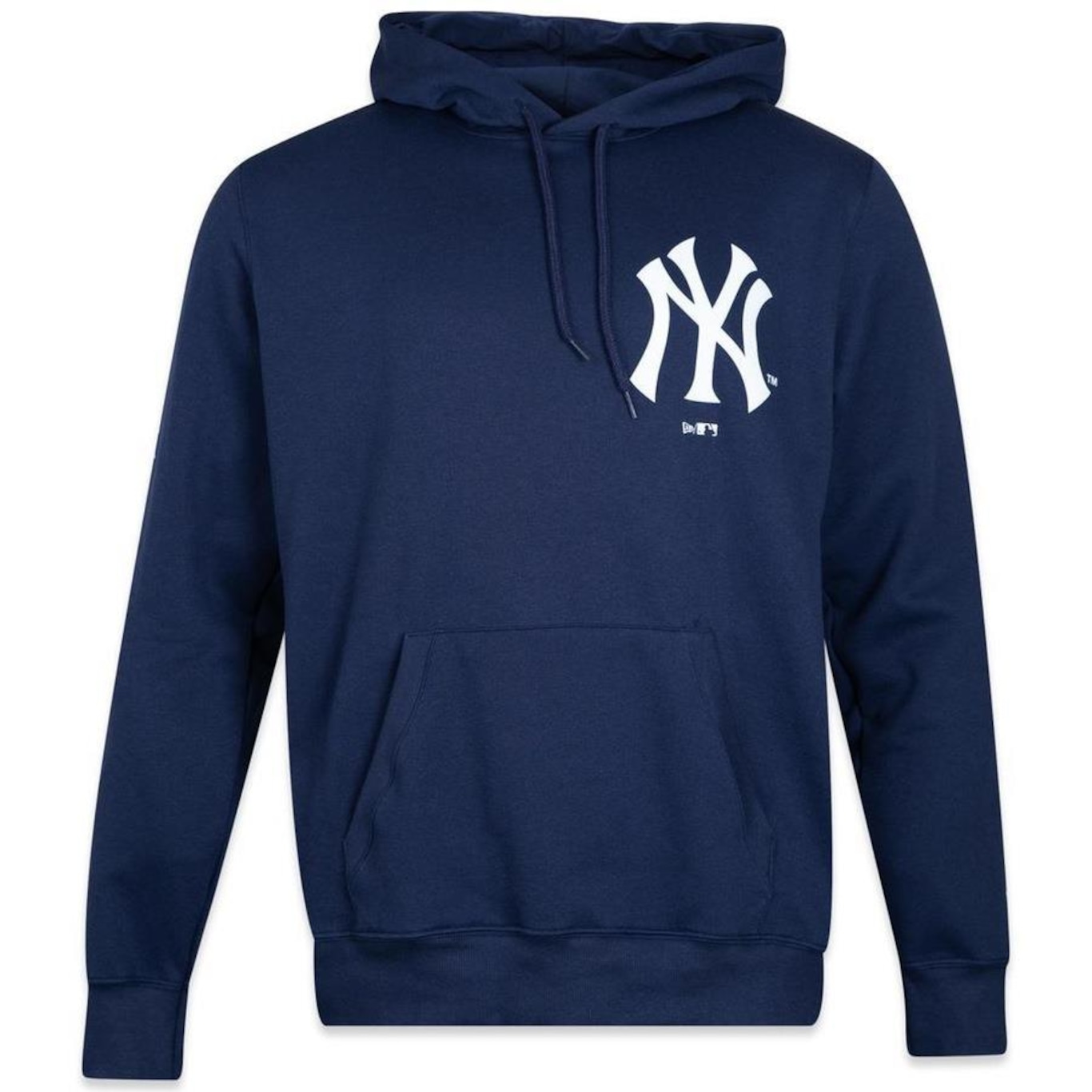 Moletom New Era Canguru Fechado New York Yankees Core Mlb Masculino Mbi24Mol001 - Foto 1