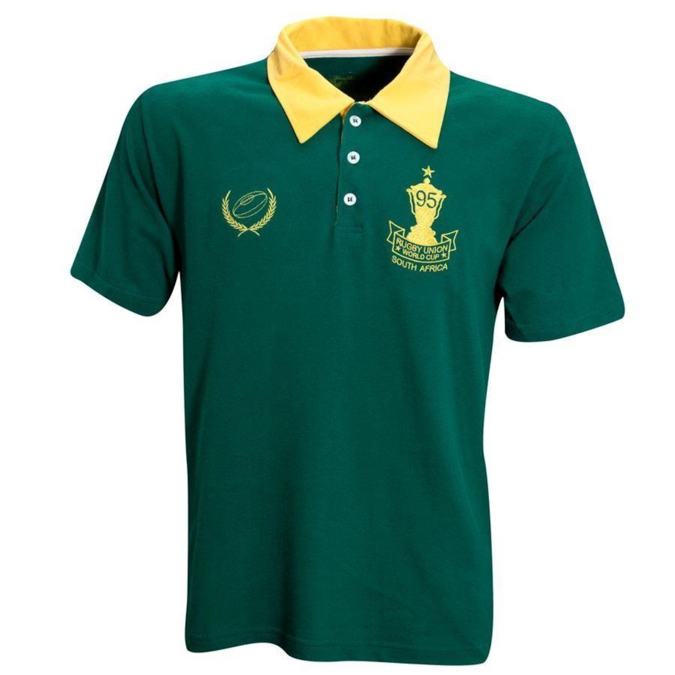 Camisa South Africa Rugby 1995 - Liga Retro - Masculina - Foto 1