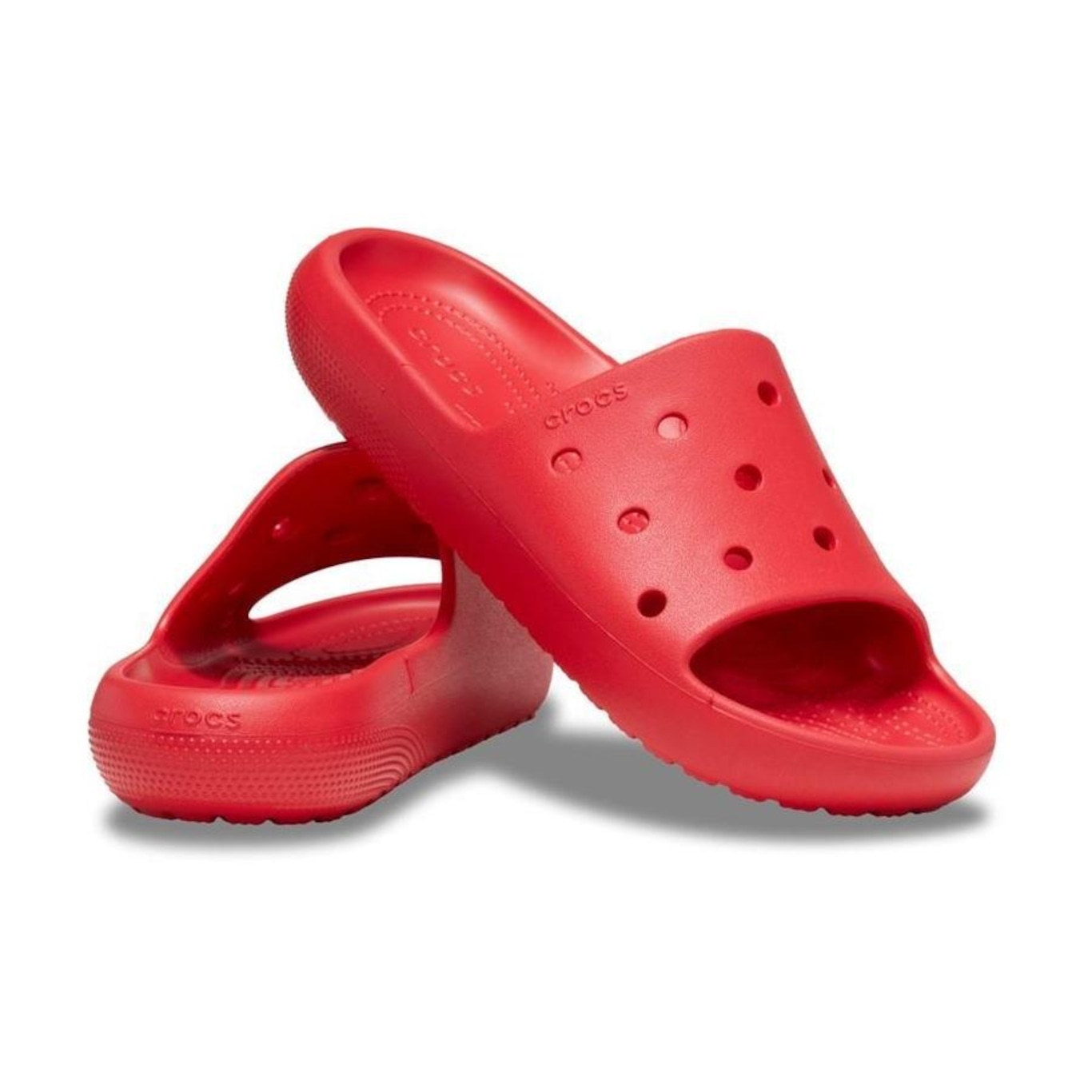 Chinelo Crocs Classic Slide V2 Varsity - Unissex - Foto 3