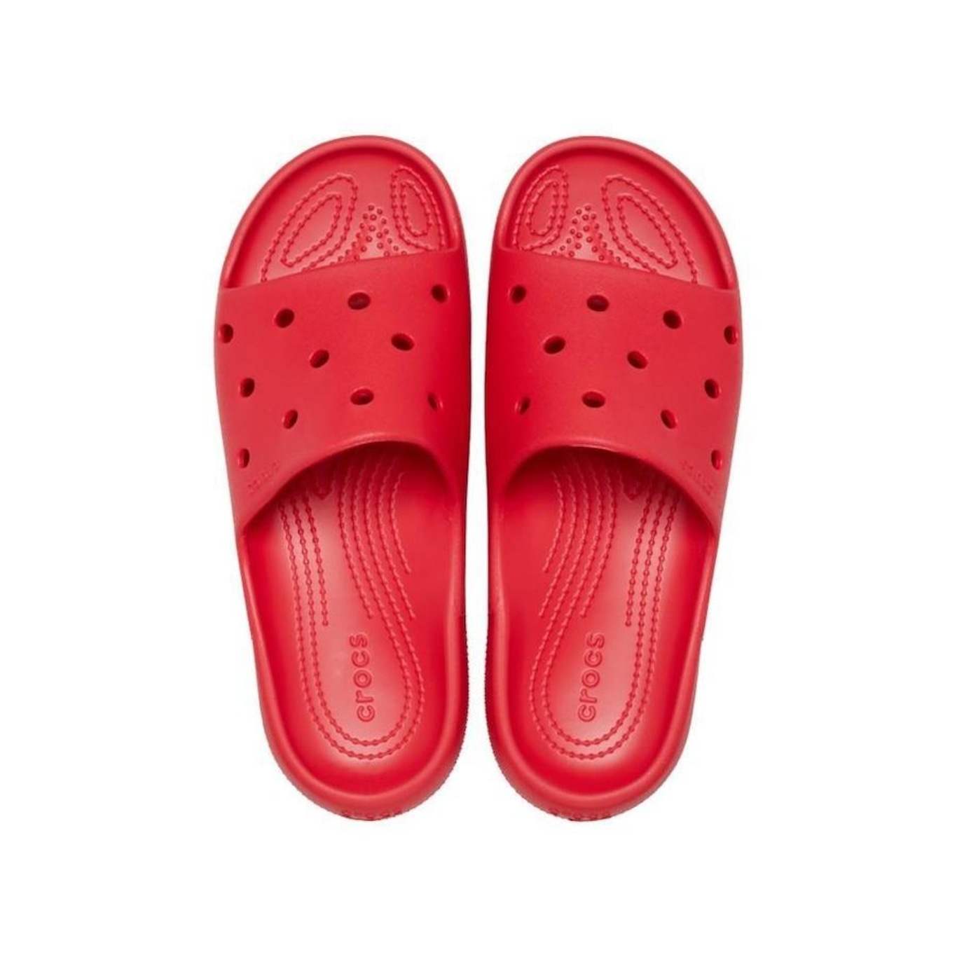 Chinelo Crocs Classic Slide V2 Varsity - Unissex - Foto 4